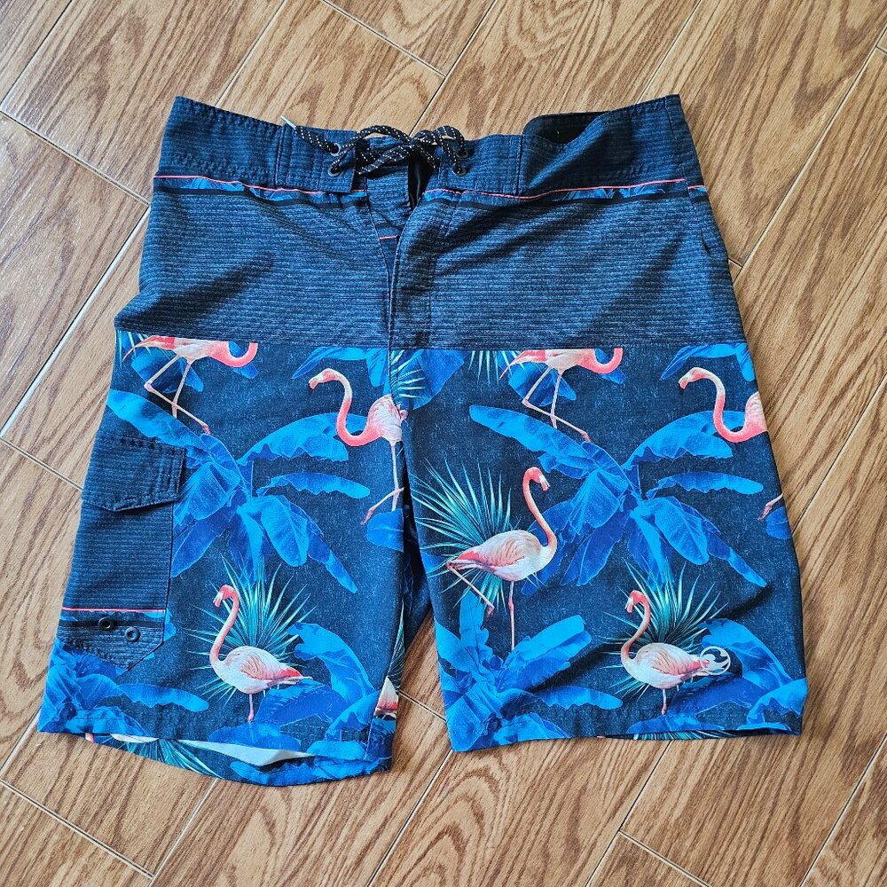 Ocean Current Men’s Swim Trunks | Size 32 Board Shorts Quick Dry Beachwear